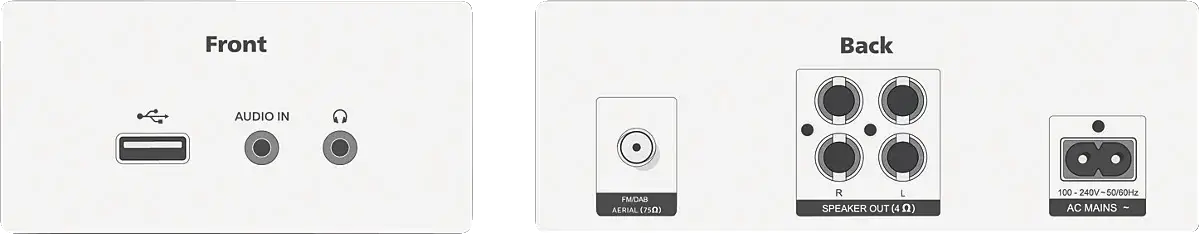 TAM8905M2/10 BT Micro music system DAB+