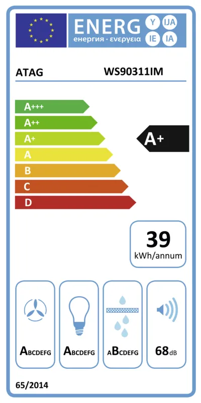 ATAG WS90311IM energielabel