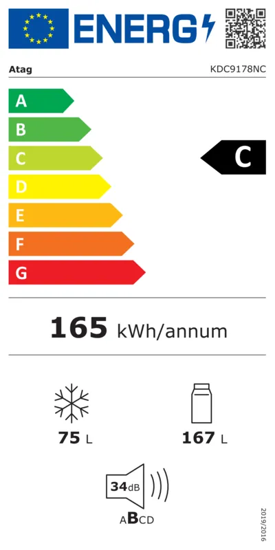 ATAG KDC9178NC energielabel