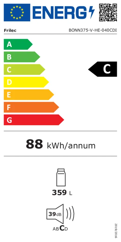 Frilec BONN375-V-HE-040CDI energielabel
