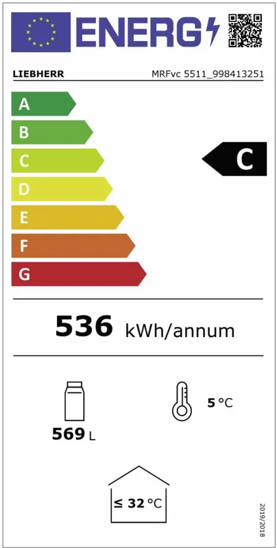 Liebherr MRFvc 5511-20 energielabel