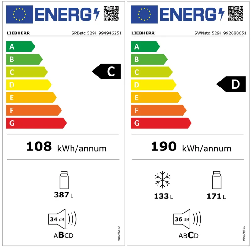 Liebherr XRCst 5295-20 (SRBstc 529i-22+SWNstd 529i-20) energielabel