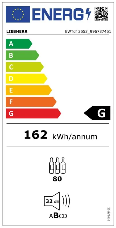 Liebherr EWTdf 3553-26 energielabel