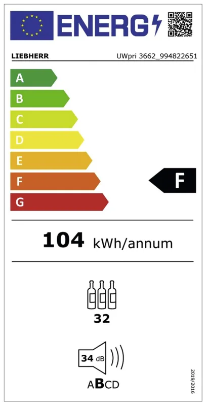 Liebherr UWpri 3662-20 energielabel