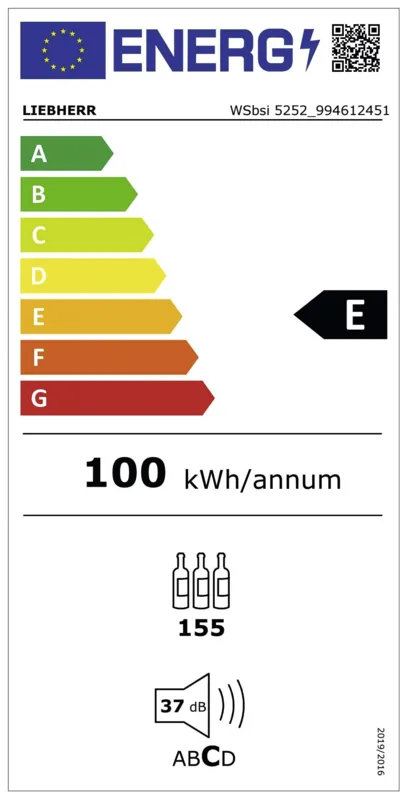 Liebherr WSbsi 5252-20 energielabel