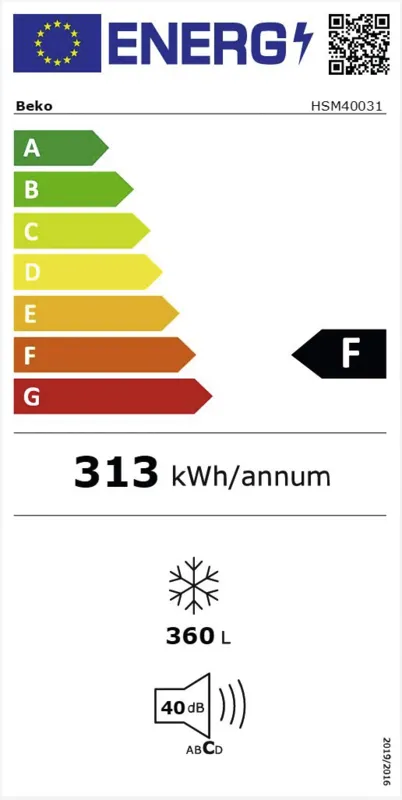 Pelgrim MSL610ERVS energielabel