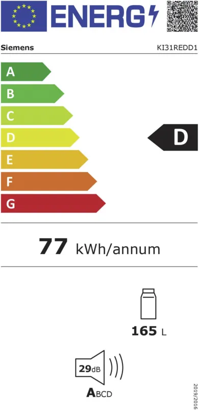 Siemens KI31REDD1 energielabel