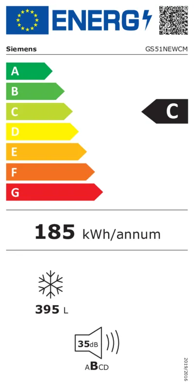 Siemens GS51NEWCM energielabel